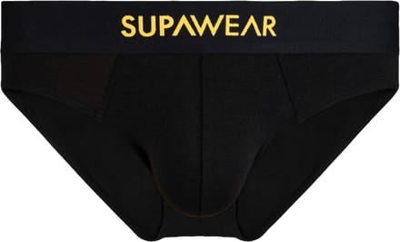 SUPAWEAR Just Supa Brief Black - MAAT M - Heren Ondergoed - Slip voor Man - Mannen Brief