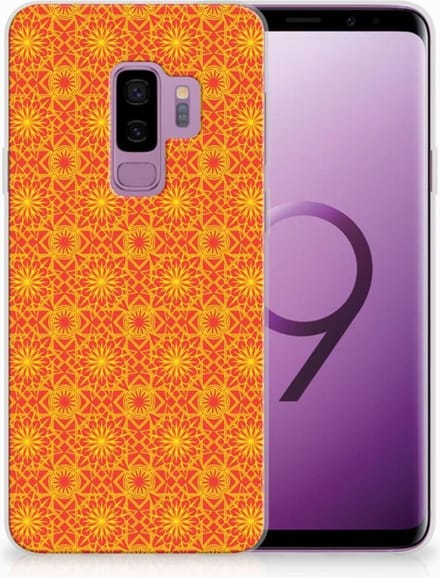 Samsung Galaxy S9 Plus TPU bumper Batik Oranje