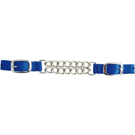 Dubbele ketting nylon gourmette voor paard Lakota