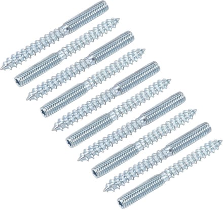 Dailygoods - Dubbelzijdige Schroeven M6 60 mm voor Thuisreparaties