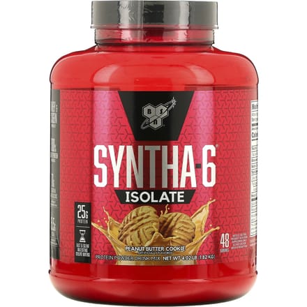 Syntha-6® Isolate, Eiwitpoeder Drankmix, Pindakaas Koekjes Smaak, 1,82 kg(4,02 pond)