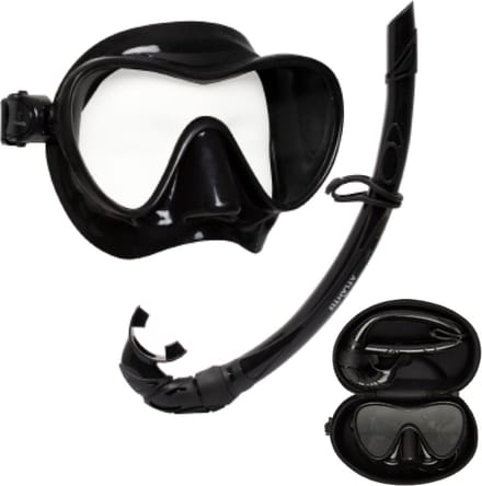 Atlantis Bali Combo - Snorkelset - Duikbril - Snorkel - Volwassenen - Zwart