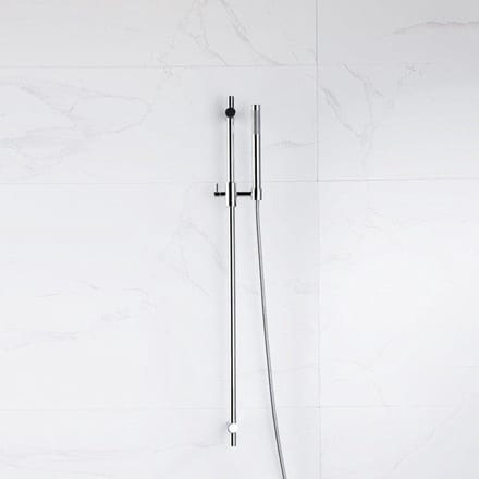 FugaFlow Eccelente Acces glijstangset met staafhanddouche, metalen doucheslang chroom