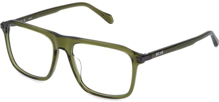 Just Cavalli VJC137 Verde trasparente lucido 56/17/145 MAN Brilmonturen