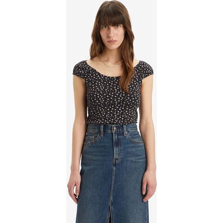 Levi's Lucille Blouse Black Taglia: S | Magliette intime Outlet | Donna | Nero
