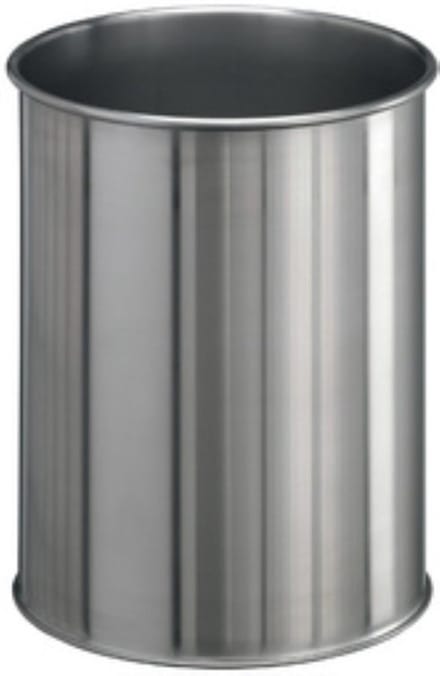 Papierbak Durable 3372 23 15liter Rond Rvs