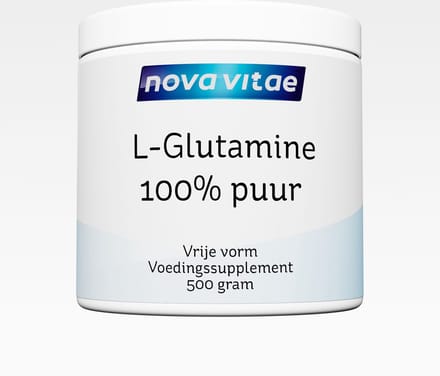 Nova Vitae - L-Glutamine - 100% Puur - 500 gram poeder
