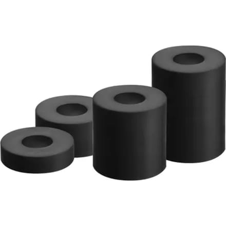 Alberts Afstandshulzenset Voor Schroeven 5/10/20/30mm Zwart 5st.