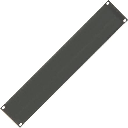 Zwart 2U Blinde Paneel voor 19 Inch Serverrack Montageplaat