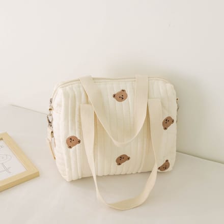 Il Bambini - Luiertas - Mombag - Schoudertas - Verzorgingstas - Kraamcadeau - Small - Duffel - Beer