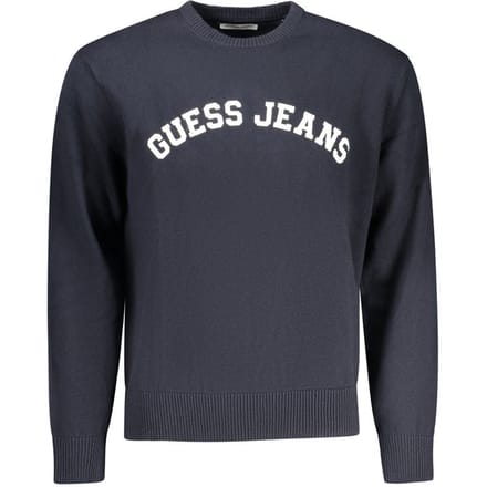Guess Jeans Blauw Katoenen Heren Trui