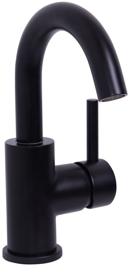 Wastafelmengkraan Lisa Mat Zwart Natuursteen by L'Aqua®