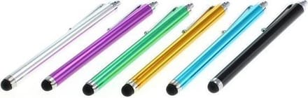 6x Soft Tip Touchscreen Stylus Multicolor ON3650