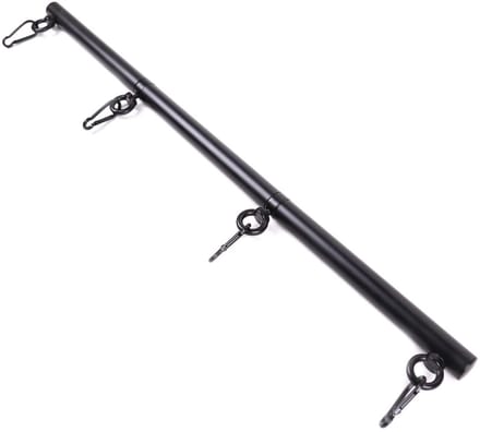 Kiotos - Zwarte deelbare spreidstang/spreader bar Met 4 Ringen