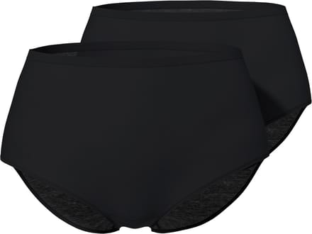 Ulla Popken - Dames - Hipster 2-pack Superfine - Zwart - Maat 42+