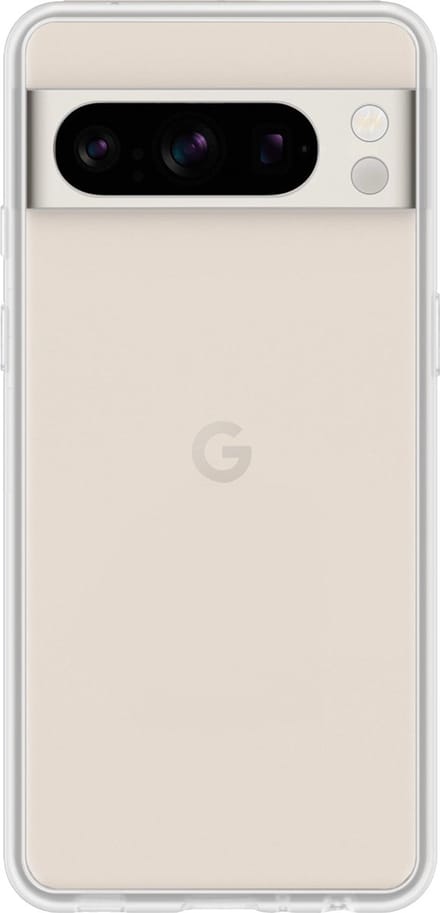 Hoes - Geschikt voor Google Pixel 8 Pro - Sterk & Shockproof - Hoesje Cover - Siliconen Case - Transparant