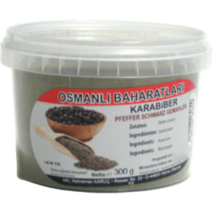 Osmanli Gemalen Zwarte Peper 300 g