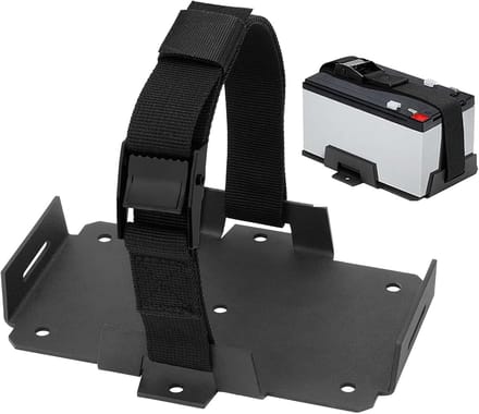 Accuhouder - Batterijbak - Organiseren - Verstelbare Riemen - 17 x 13 x 5 cm - Metaal