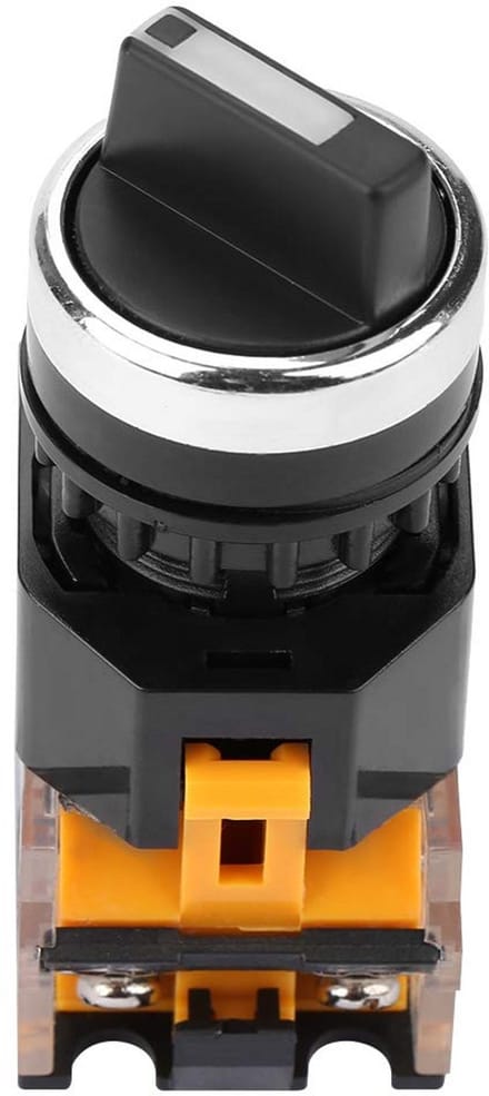 aladdien - Rotary Switch LA38 - Roterende Selector - 3 Positie Schakelaar - 22Mm Formaat - Elektromagnetische Circuit - Afstandsbediening - 2NO Main..