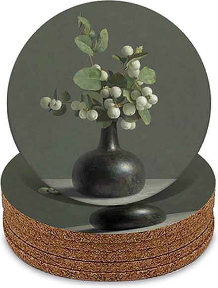 Onderzetters - Henk Helmantel - Snowberry - 6 stuks