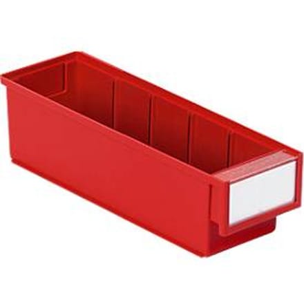 TRESTON magazijnlade 3010, B 92 x D 300 x H 82 mm, 1,3 l, rood