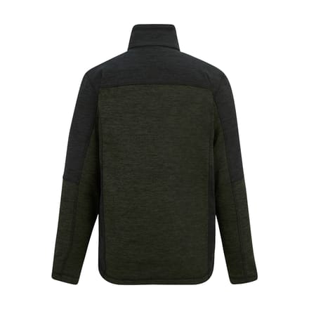 Regatta Highton Fleece Volledige Rits Midlayer voor Heren (Donker Khaki/Zwart)