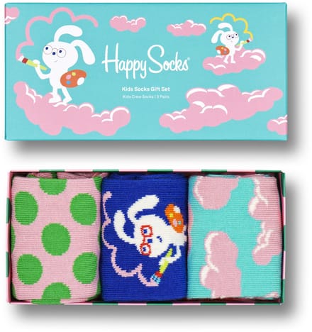 Happy Socks - 3-Pack Kids Over The Rainbow Socks Gift Set - Kinderen - Autres