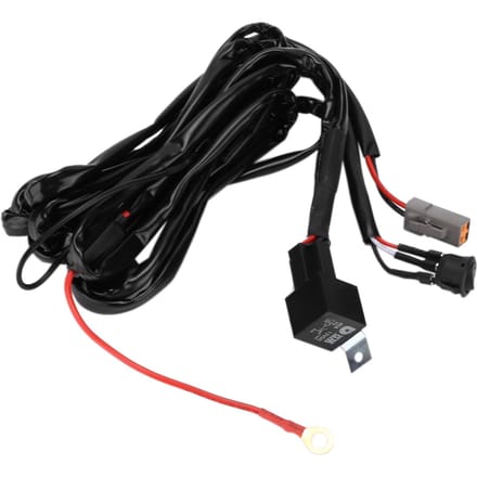Faisceau de câblage 40A 12V Modification de phare LED DT Remplacement d'interface pour Jeep black