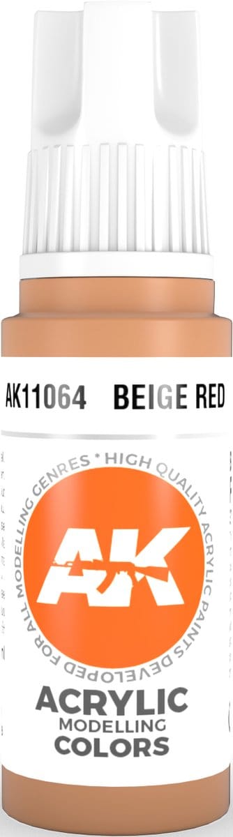 Beige Red Acrylic Modelling Color - 17ml - AK-11064