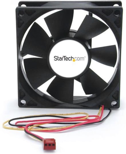 StarTech.com Case Fan 80mm - FANBOX2 - Case ventilator - 80mm - Black