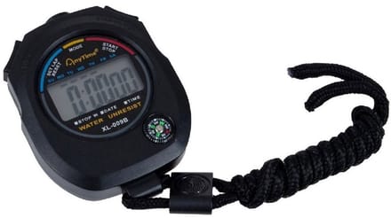 Stopwatch- Stopwatch spatwaterdicht Zwart