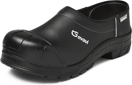 Gevavi Nordic Gesloten Flex PU S3 Schoenklomp Zwart Heren