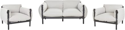 ESPERIA - Loungeset 4-zits - Lichtgrijs - Aluminium