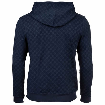 Sweatjack met logomotief en capuchon