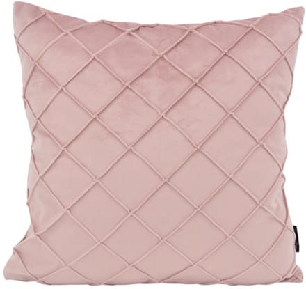 Sierkussen Velvet Cross Lichtroze | 45x45 cm | Velvet/Polyester
