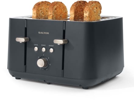 Salter Marino 4-Slice Toaster - 7 bruiningsniveaus - Brede sleuven