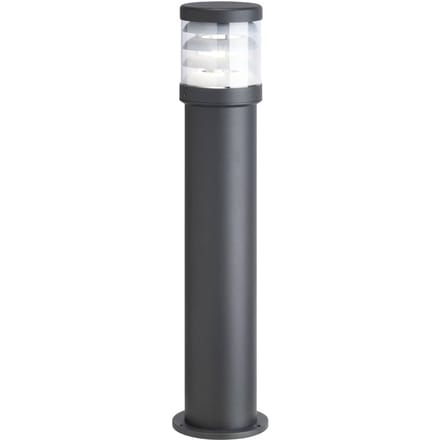 LCD Tuinpadverlichting 1266 met lamellen grafiet Hoogte 67 cm