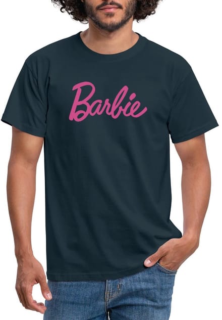 Barbie Klassiek Logo T-Shirt Heren