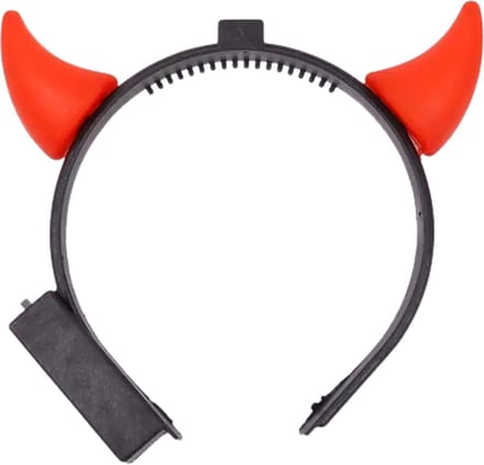 Halloween duivel diadeem – Haarband met LED Verlichting – Rode Hoorntjes