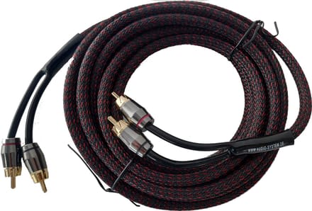 Audio System Z-PRO 5.0 HIGH-END cinch-kabel. 5 Meter OFC cinch-kabel met SNAKE-SKIN RCA / Tulp Kabel