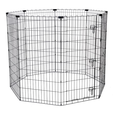 TIAKI metalen puppyren, hoog 8 panelen à 61x122cm hond
