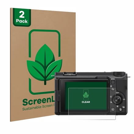2 Stuks Screenprotector voor Sony Alpha ZV-E10 II - Hoogwaardige Beschermfolie transparant