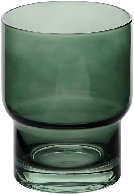 Secret de Gourmet Ella Waterglas - 30cl - Set van 6 stuks - Groen