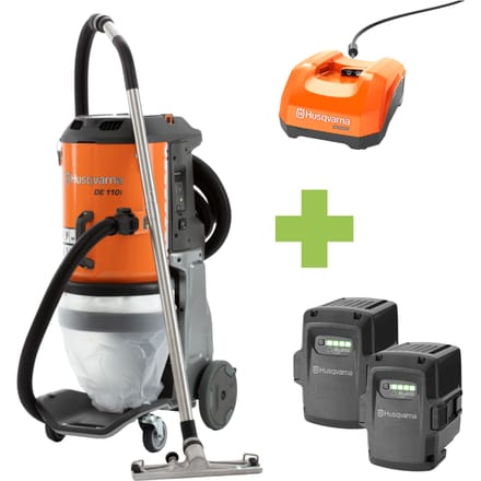 Husqvarna de 110i accu stofzuiger actie!