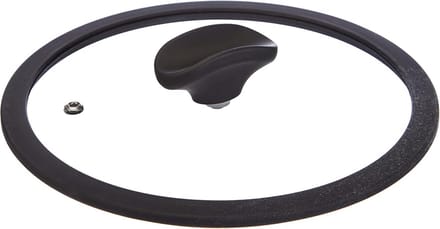 Glazen Pan Deksel - Universeel Deksel - Koken en Bakken - Met Stoomafvoer - 20 cm - Transparant