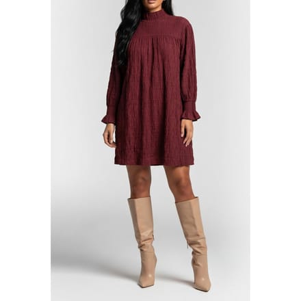 BA&SH Robe Devis Bordeaux Größe: M | Minikleider Outlet | Damen
