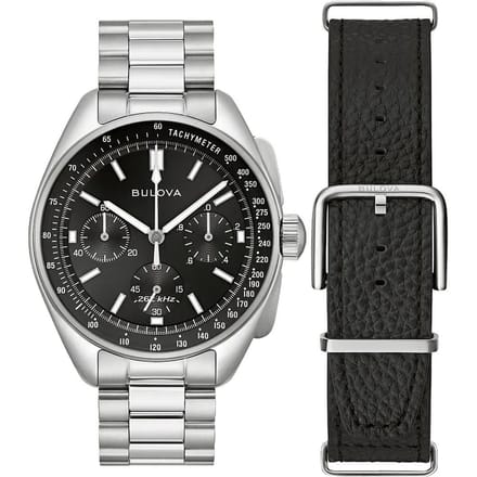 Bulova Lunar Pilot 96K111 Horloge - Staal - Zilverkleurig - Ø 43 mm