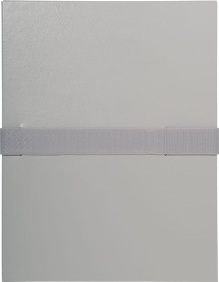 Exacompta 10x Map uitrekbare rug en klep in Balacron - 24x32 cm - Grijs - 630E