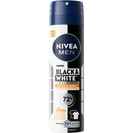 Nivea Men Deospray black & white invisible ultimate impact 150 ml