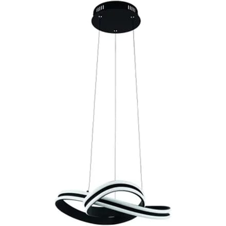 Eglo Hanglamp Led Corredera Zwart 2x18w